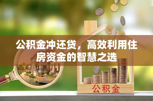蒙山公积金冲还贷，高效利用住房资金的智慧之选